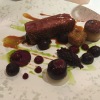 Magret de canard, cerise, betterave